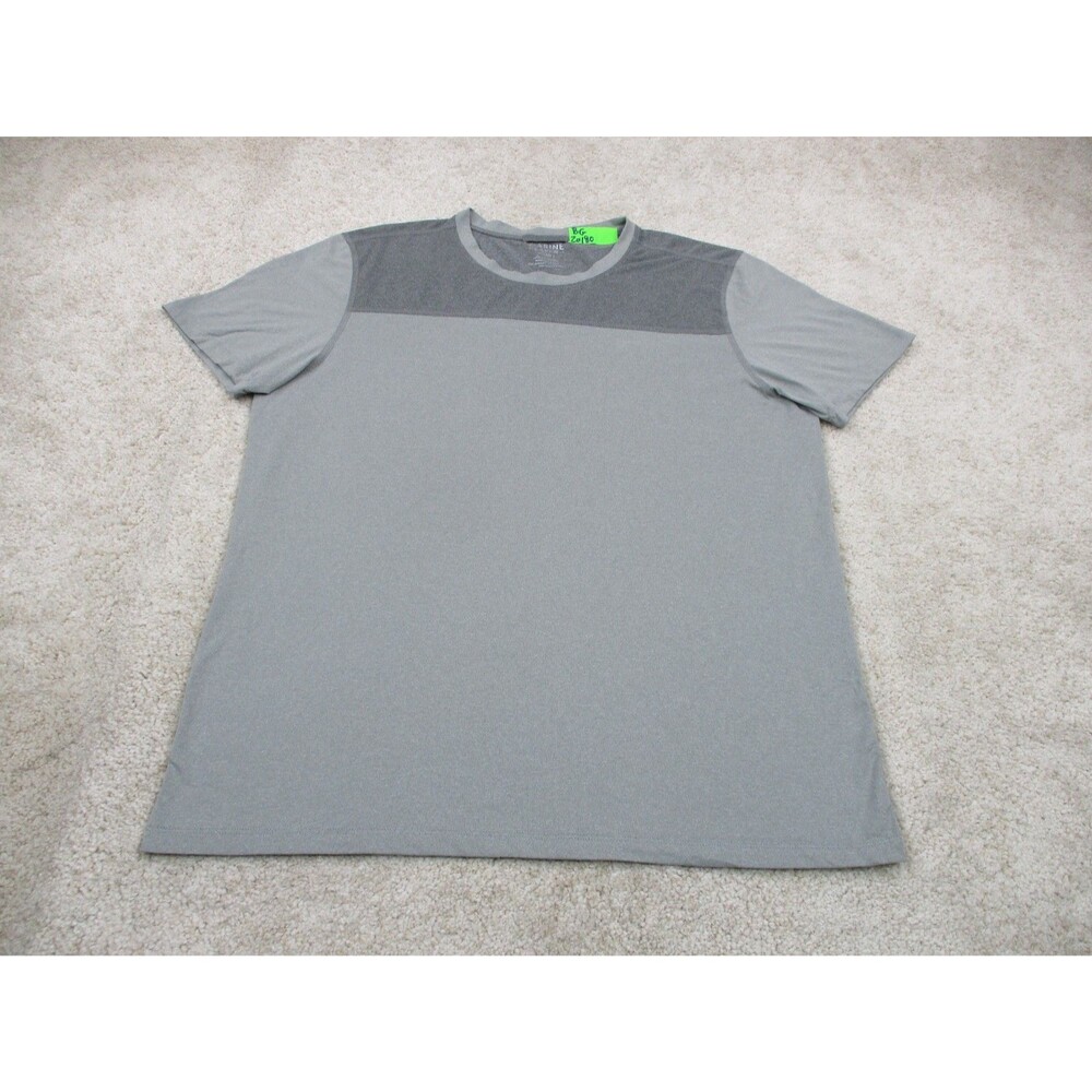 Marine Layer Shirt Mens Large Gray Performance Stretch Athletic Gym Workout